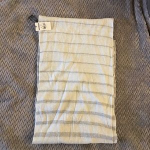 grey and silver sparkly scarf